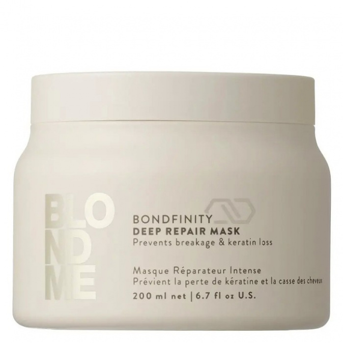 SCHWARZKOPF BlondMe Deep Repair Mask 200ml - hĺbkovo regeneračná maska pre blond vlasy