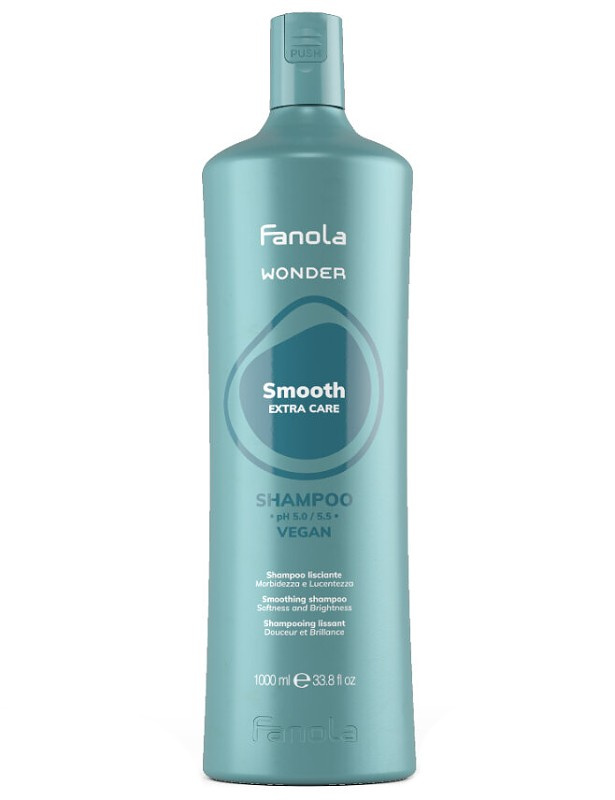 FANOLA Wonder Smooth Shampoo 1000ml - uhladzujúci šampón proti krepateniu vlasov