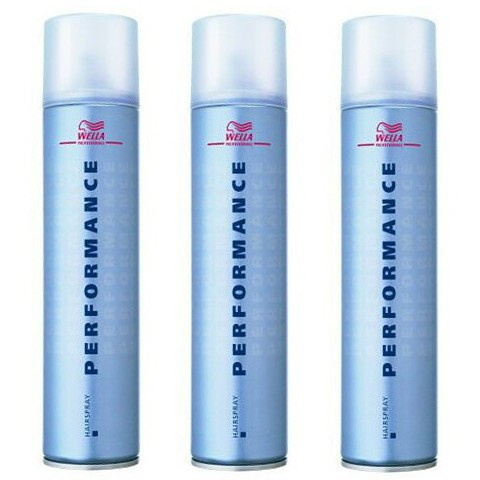WELLA Performance - Lak na vlasy - silne tužiaci M  500ml - SET 3ks