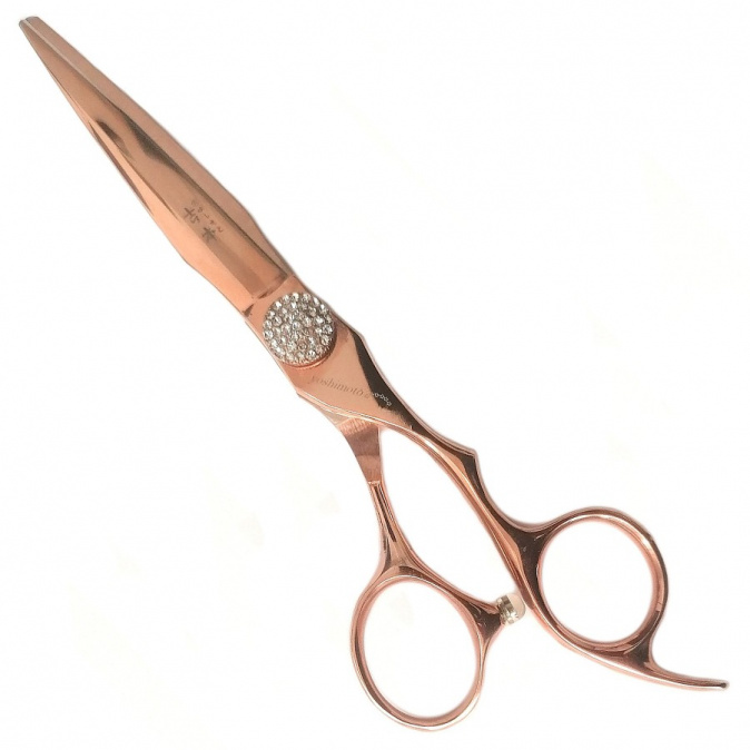 YOSHIMOTO JAPAN HK02-60 ROSEGOLD - profesionálne kadernícke nožnice na vlasy 6'