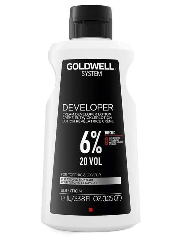 GOLDWELL Topchic Developer Lotion 6% (vol20) - krémový peroxid vodíkov 1000ml