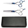 PRO FEEL JAPAN Blue Cobalt SET EN55+EN630 - sada profesionálnych kaderníckych nožníc
