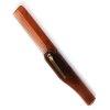 Beard Comb 001BC Brown - skladaci hrebeň pre úpravu fúzov a brady - hnedý