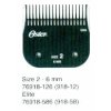 OSTER Hlavice 6,3mm Náhradný strihací nôž pre Oster 97-40 a 44 size2 - 6,3mm