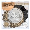 INVISIBOBBLE SPRUNCHIE SLIM True Golden 2ks - Látkové gumičky do vlasov - čierna + zlatá