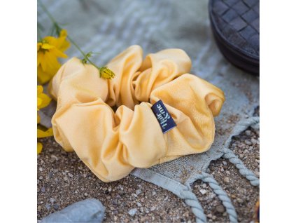 Scrunchie z plavkoviny ROYAL YELLOW