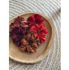 Sametová scrunchie RUST