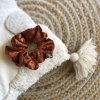 Sametová scrunchie RUST