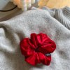 Sametová scrunchie RED
