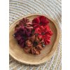 Sametová scrunchie PLUM
