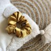Sametová scrunchie GOLD