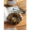 Manšestrová scrunchie KHAKI