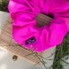 Scrunchie z plavkoviny FUCHSIA