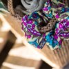 Hedvábná scrunchie SUMMER
