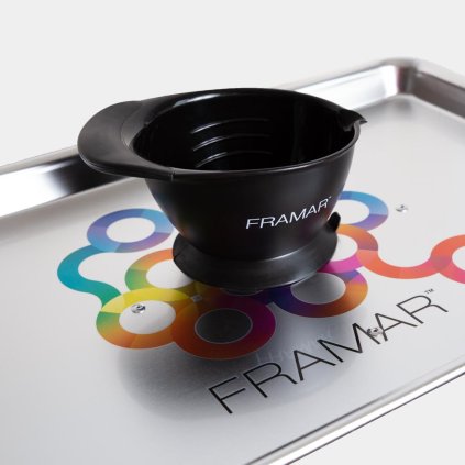 Framar přísavná miska, černá / SureGrip Color Bowl