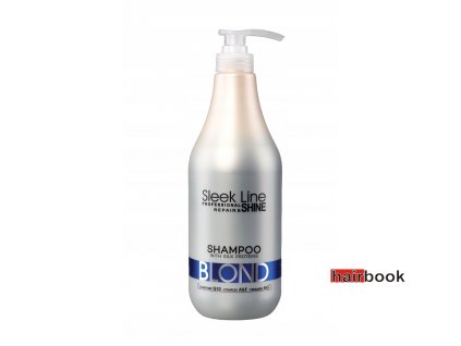 Stapiz Szampon Blond niebieski z jedwab 1L