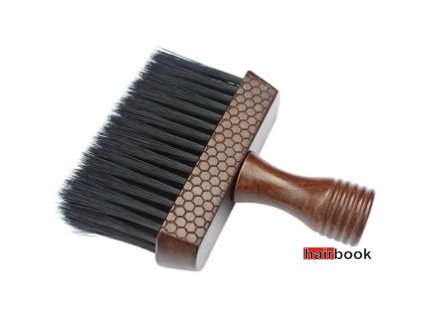 drewniana karkowka zmiotka fryzjerska barberska
