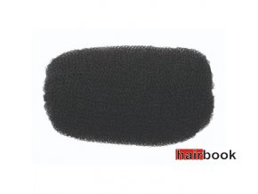 Sibel Updo výplň ovál 13 cm - čierna