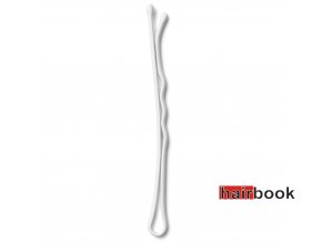 8701 Hair grip white 51mm 1161