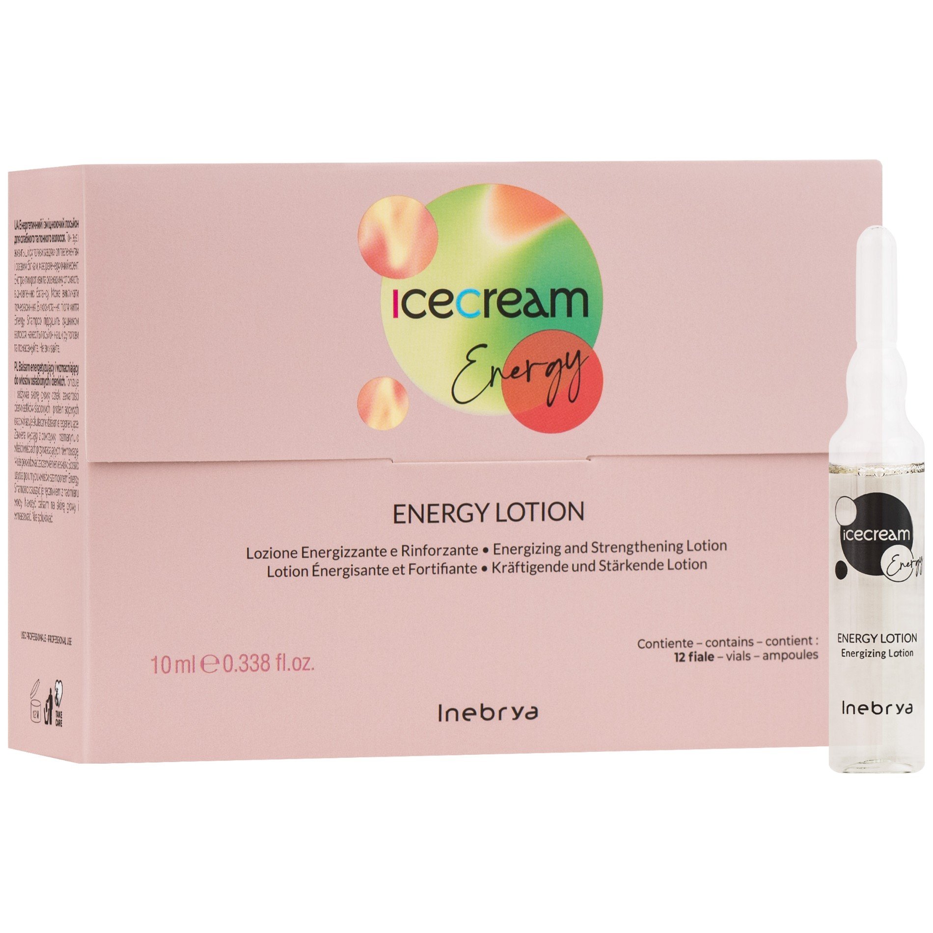 Inebrya ampulky Energy Lotion 12 x 10 ml