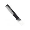 BlaCKomb hrebeň CK218 carbonantistatic vidlička kovová