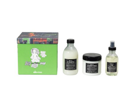 DAVINES 76128 OI OIL 135ML BOX WITH PRODUCTS1