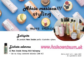 Styling More Inside Akcia platná od 1. mája 2025 do vypredania zásob www.haircentrum.sk #moreinside #davines