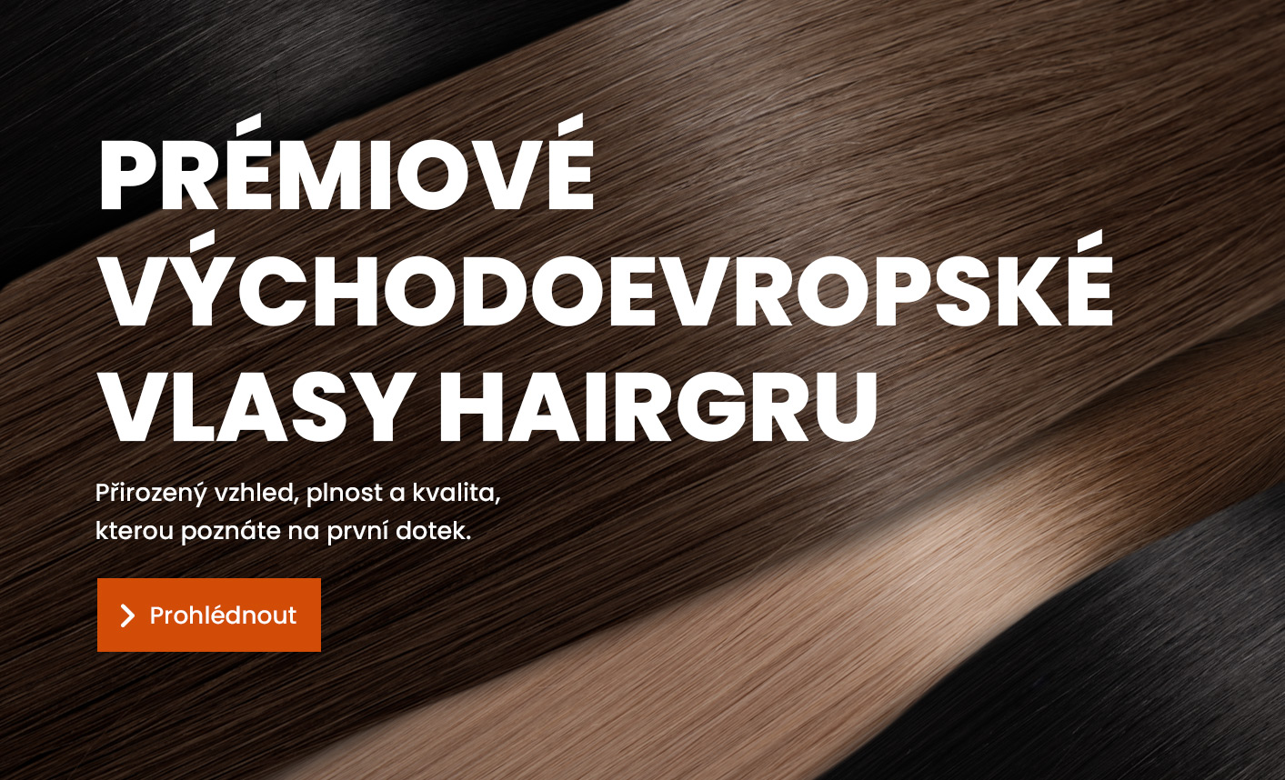 Prémiové východoevropské vlasy Hairgru