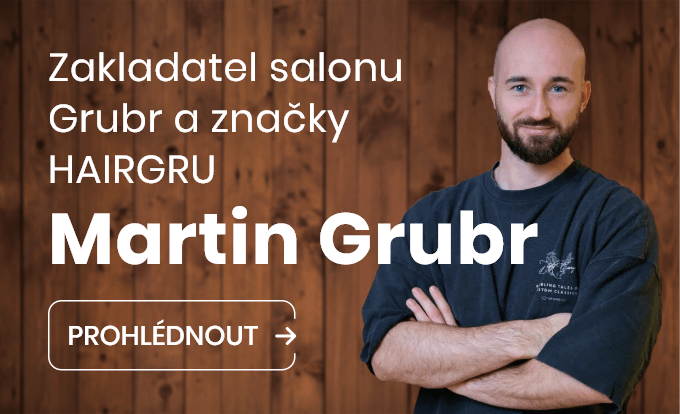 Zakladatel salonu Grubr a značky HAIRGRU