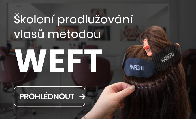 Školení prodlužování vlasů metodou WEFT