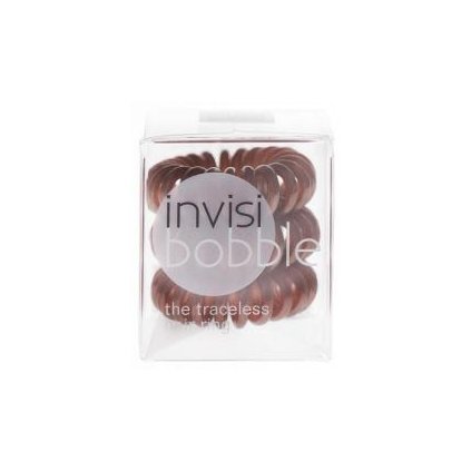 Gumička do vlasů Invisibobble  hnědá 3 ks