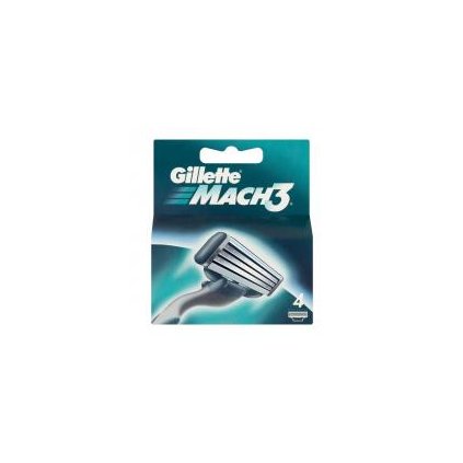 GILLETTE Mach 3 - náhrady 4ks