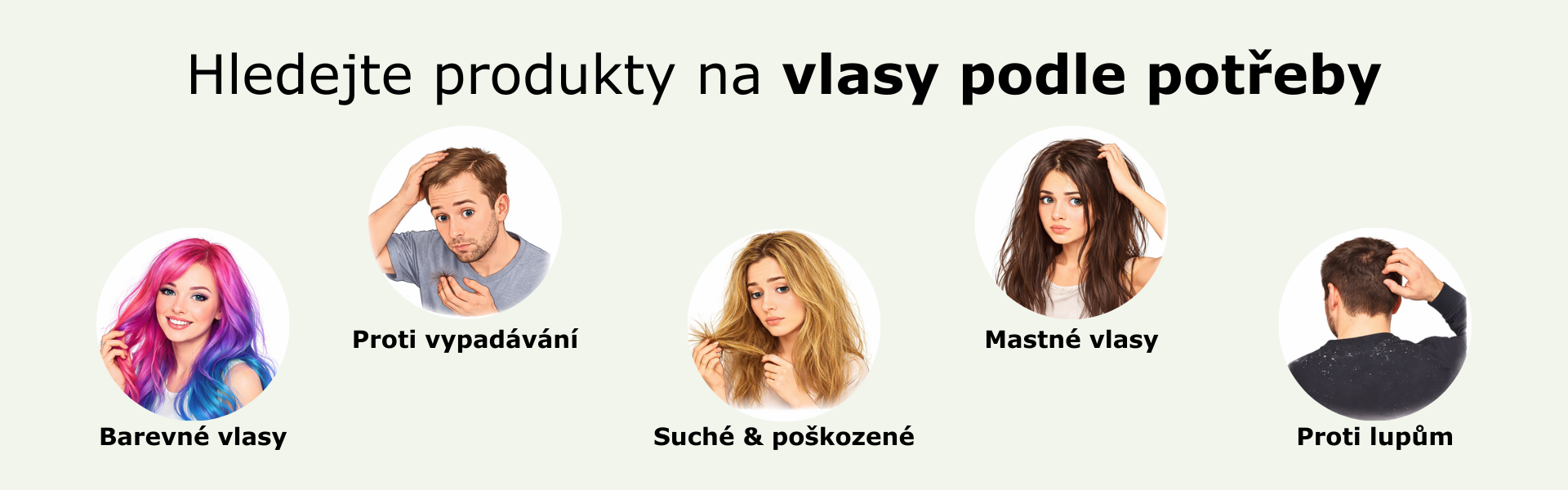 Vlasy podle potřeby