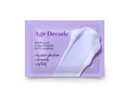 age decode youth formula zpevnujici a omlazujici pletova maska pro zralou plet