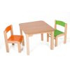 Hajdalánek Dětský stolek MATY + židličky LUCA (barva druhé židličky oranžová, barva první židličky zelená)