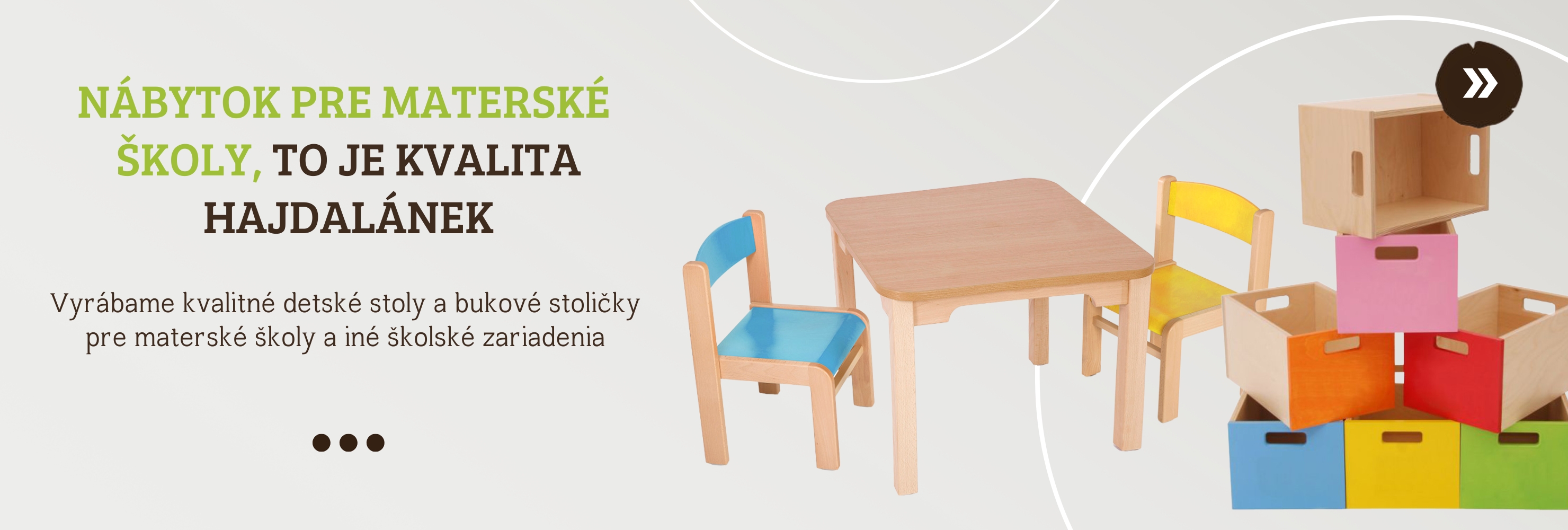 Nábytok pre materské školy