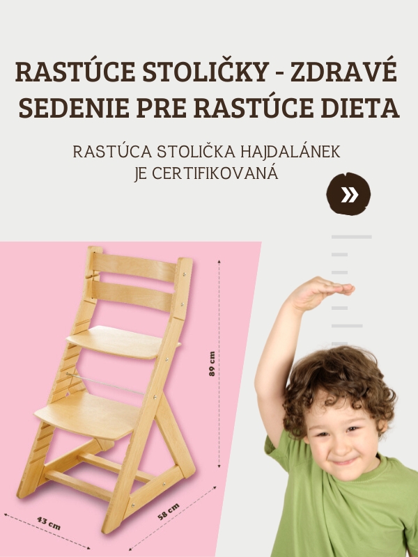 Rastúce stoličky
