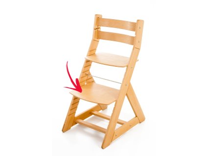 Hajdalánek Podnožka k rostoucí židli  (Barva světle šedá)