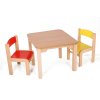 Dětský stolílk MATY + stoličky LUCA (farba druhé stoličky červená, farba prvej stoličky žltá)