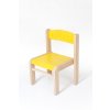 Hajdalánek Stolička LUCA pre materské školy (farba žltá, výška cm 35)