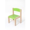 Hajdalánek Stolička LUCA pre materské školy (farba zelená, výška cm 35)