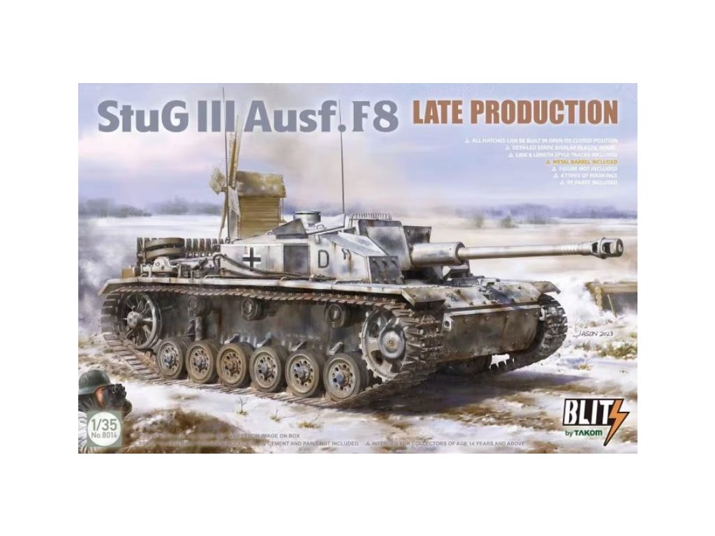 8014 Stug III Ausf.F8 Late Production