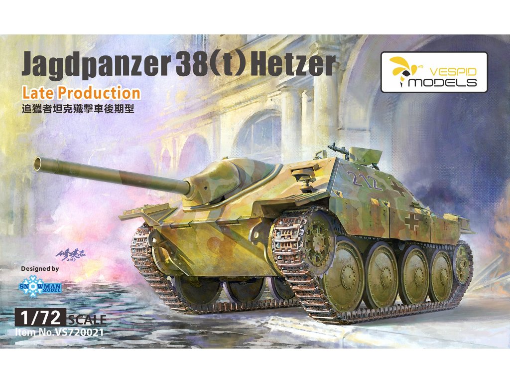 1/72 Jagdpanzer 38(t) Hetzer Late Production - Hajek hobby