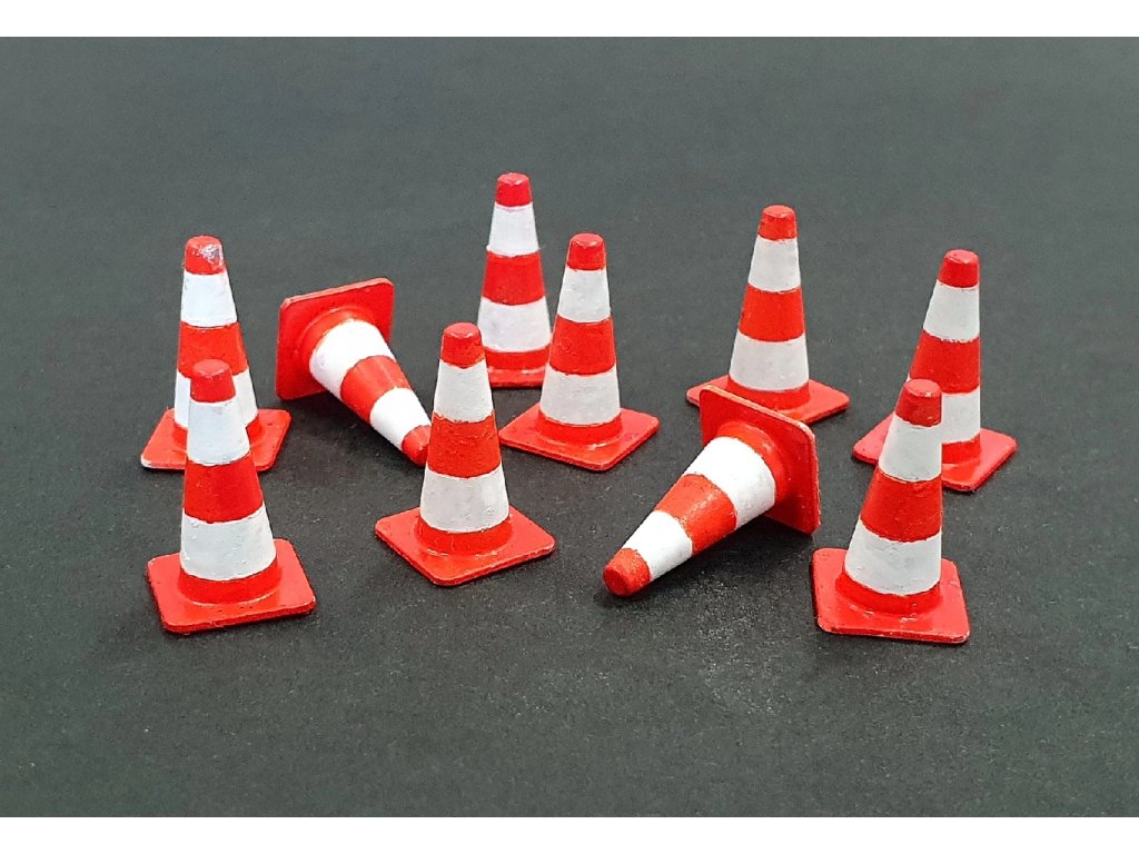 1/35 Traffic cones, 10 pcs. (3D Print)