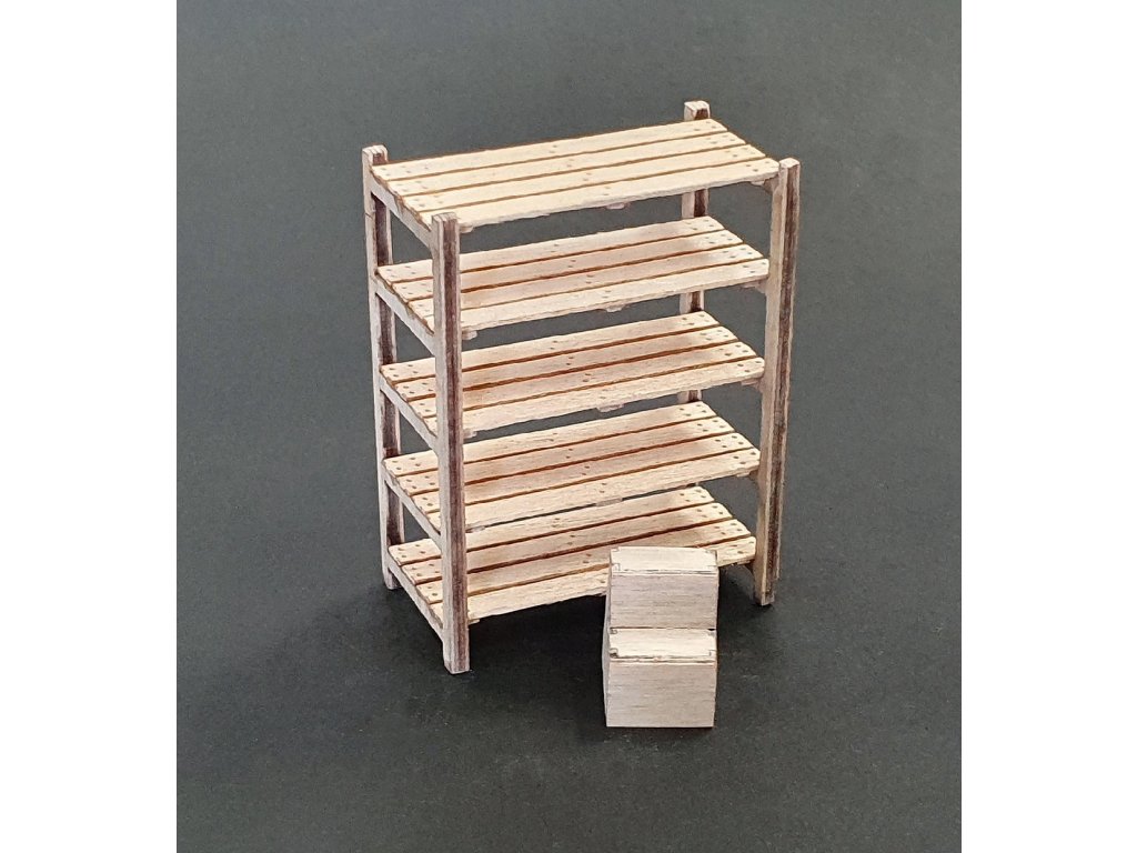 1/35 Workshop shelf (laser wood)