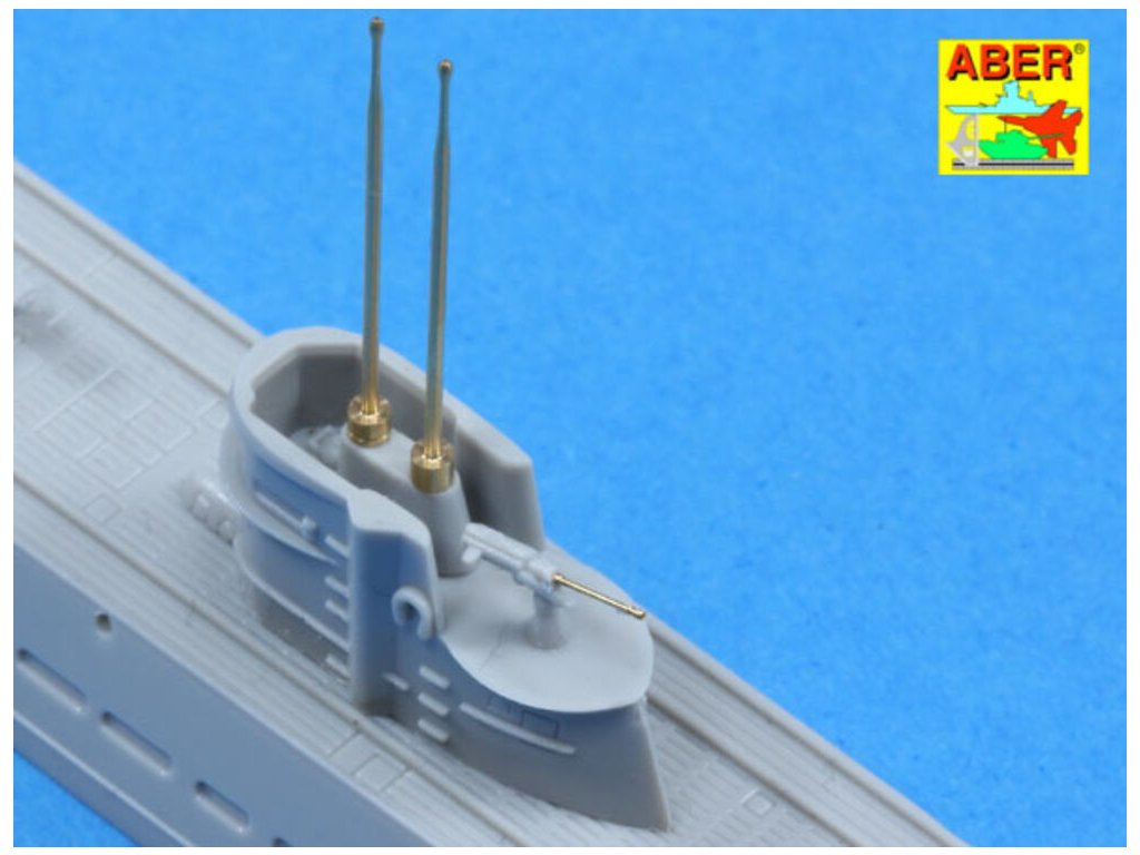 1/350 Set of barrels and periscopes for U-Boot type IX