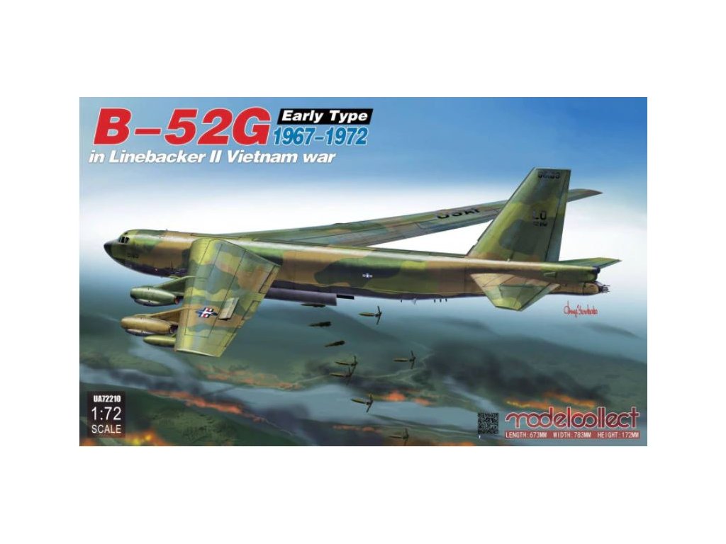 UA72210 Boeing B 52G Stratofortress Early Type 1967 1972 in Linebacker II Vietnam War