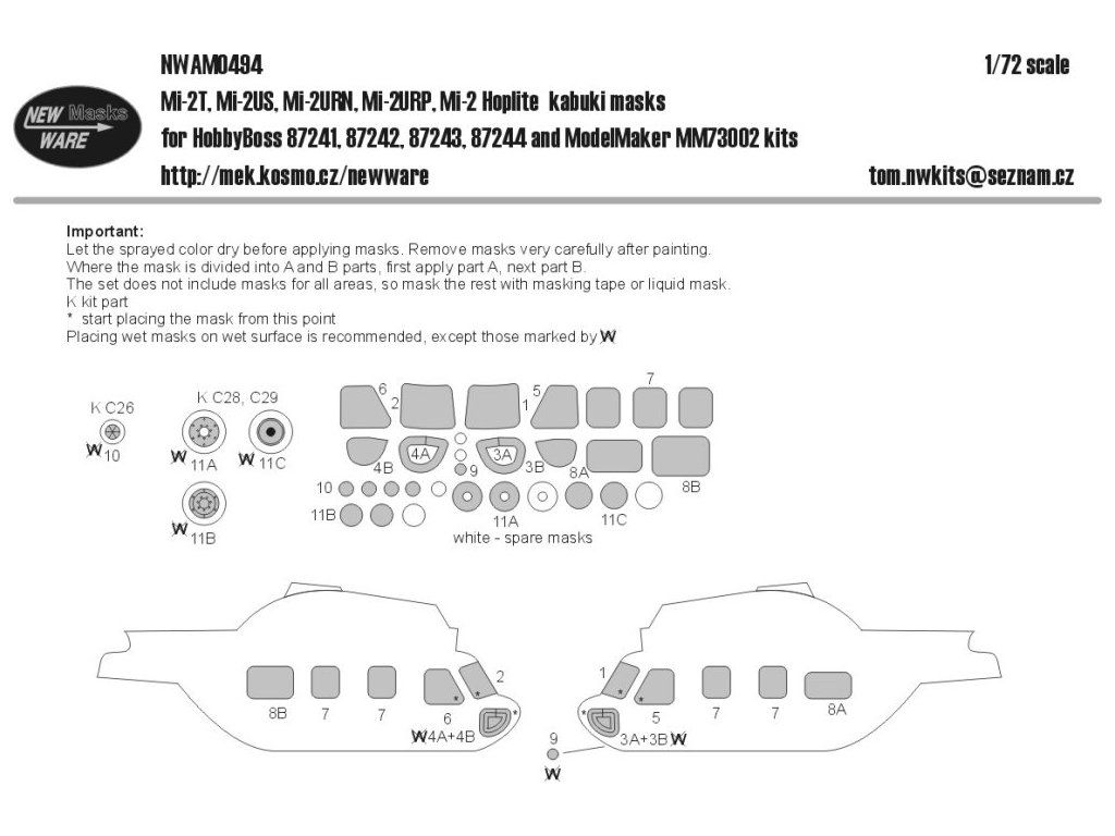 1 72 Mask Mi 2 T Us Urn Urp Hoplite Hobbyb Hajek Hobby