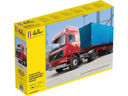 1/32 Volvo F12-20 Globetrotter & Container semi trailer