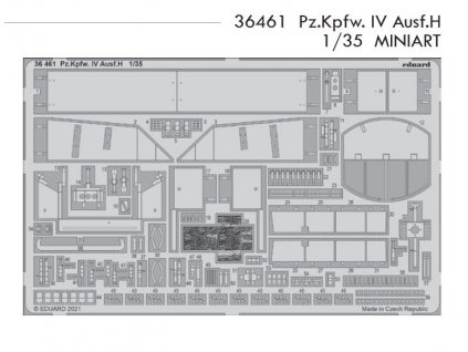 36461 Pz.Kpfw. IV Ausf.H 1 35 Miniart